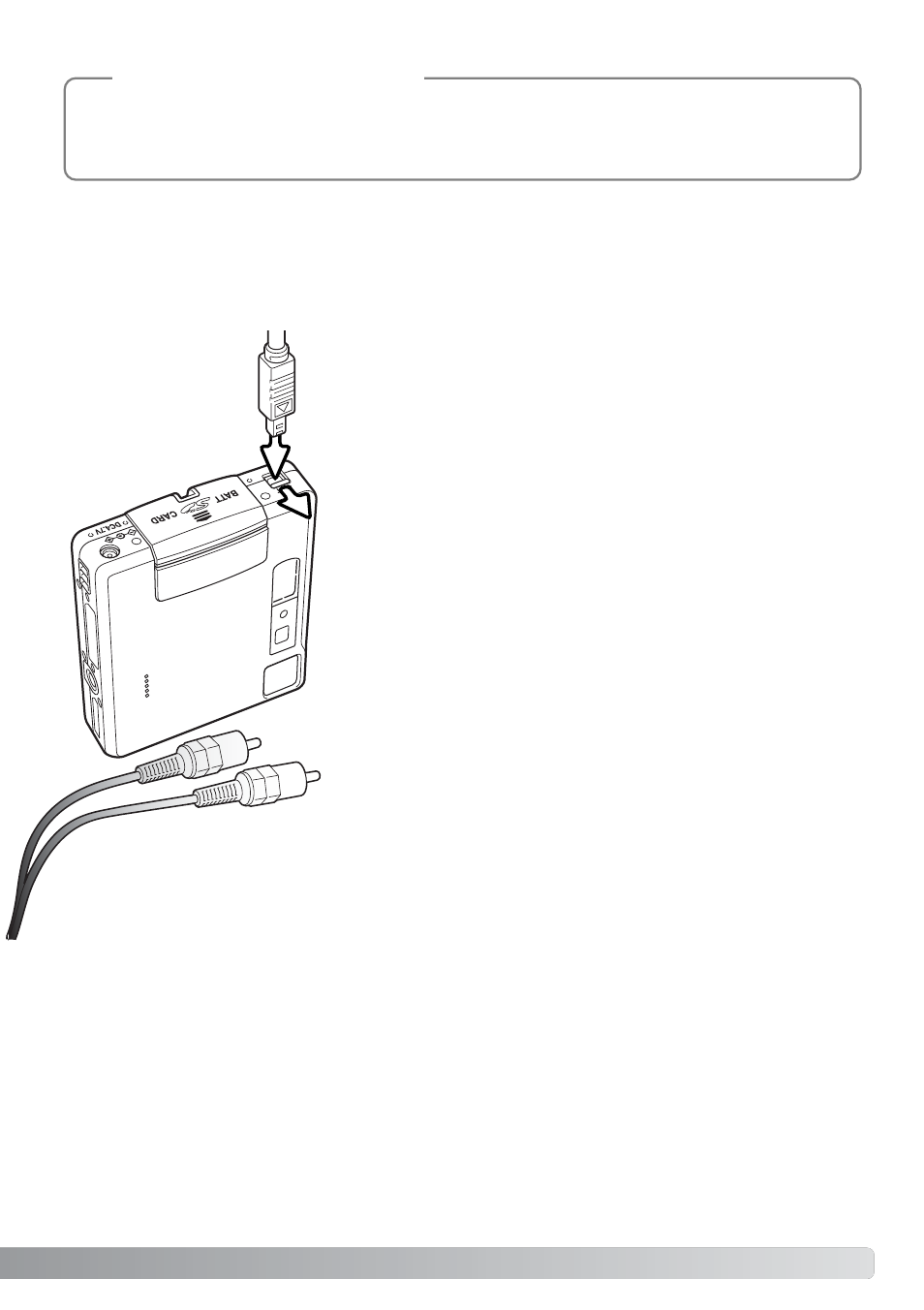 Viewing images on a television | Konica Minolta DiMAGE Xt User Manual | Page 73 / 112