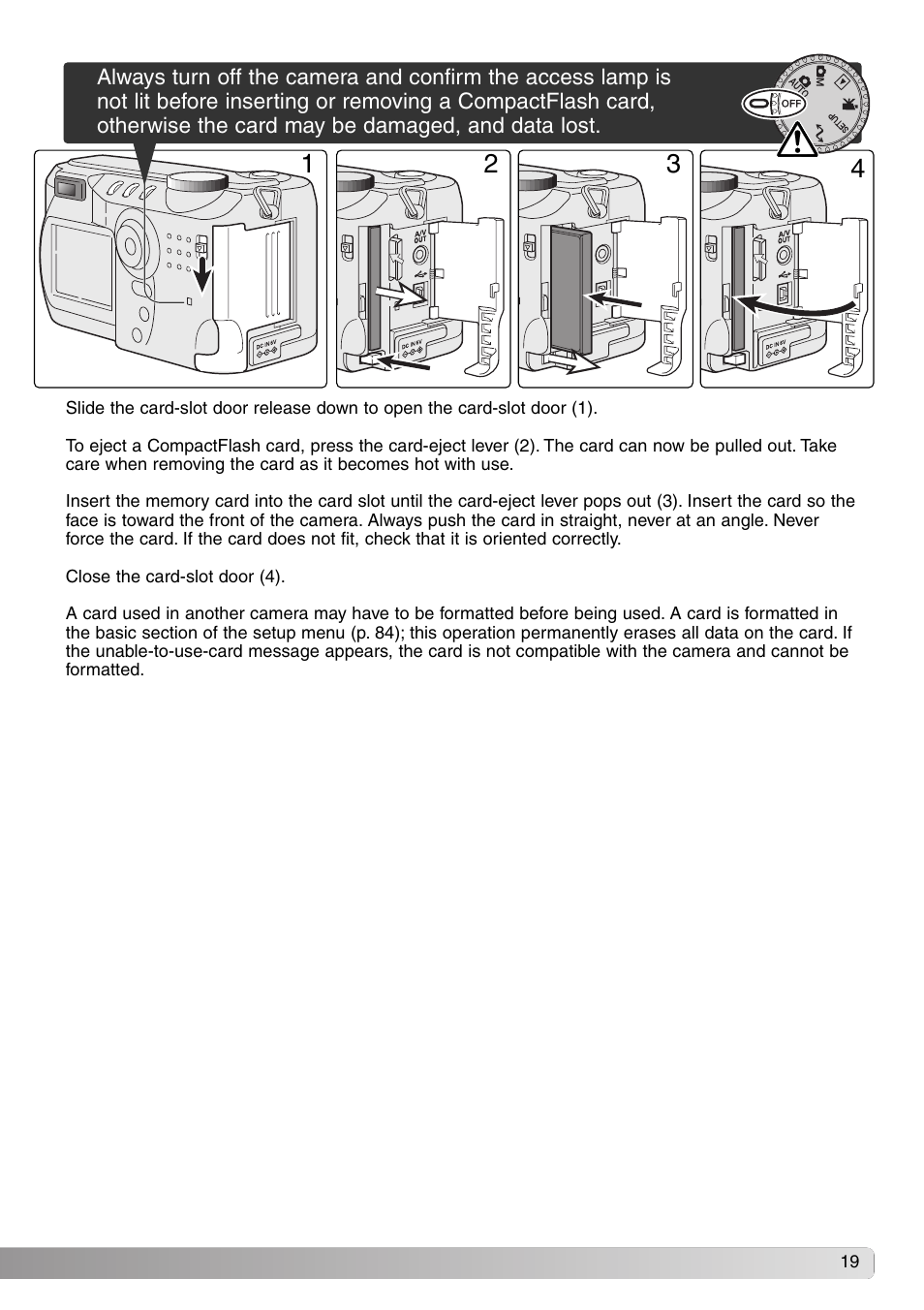 Konica Minolta DiMAGE S414 User Manual | Page 19 / 112