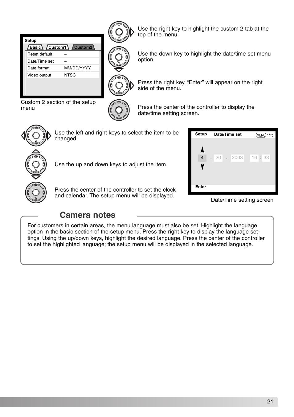 Konica Minolta DiMAGE S414 User Manual | Page 21 / 112