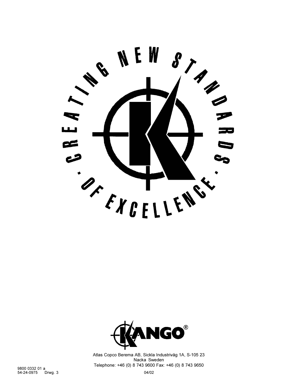 Kangol 845S User Manual | Page 10 / 10
