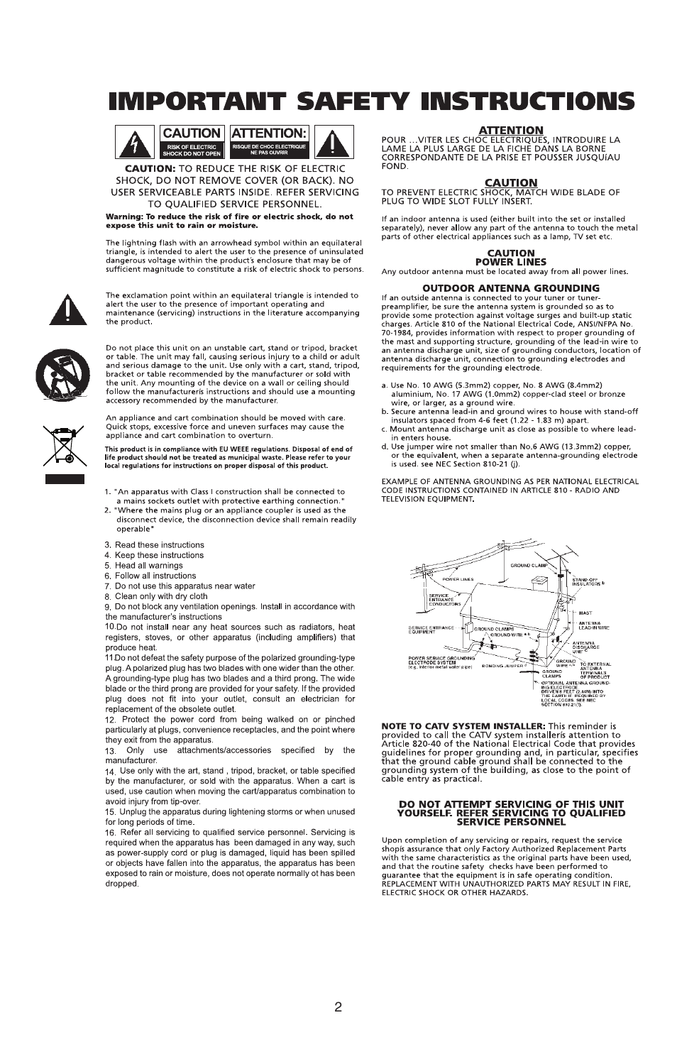 KRK EXPOSE E8B User Manual | Page 2 / 16