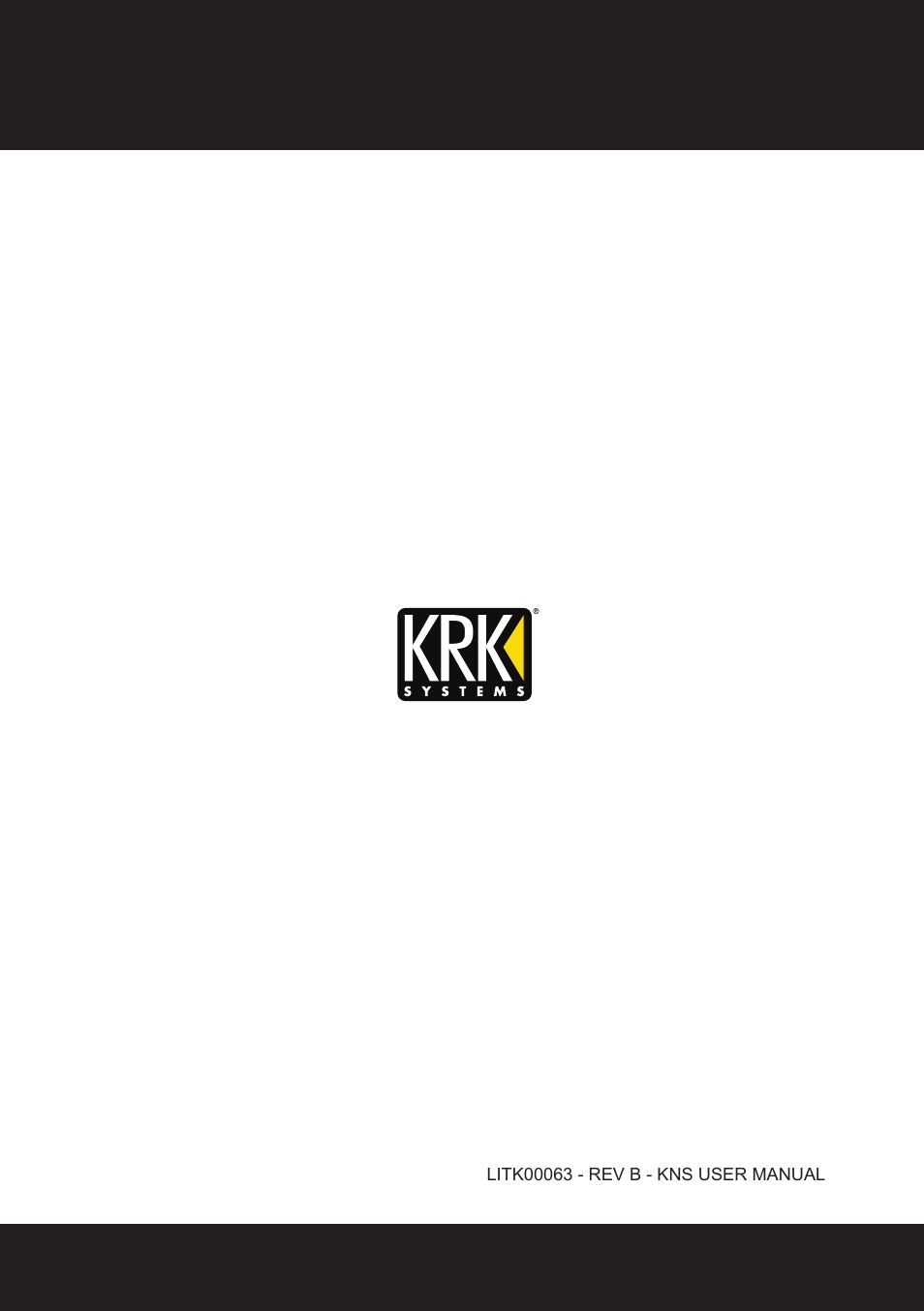 KRK KNS8400 User Manual | Page 20 / 20