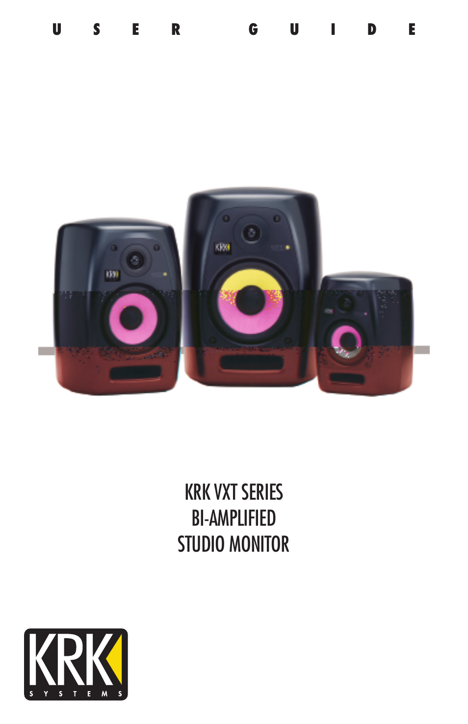 KRK VXT Series User Manual | 16 pages