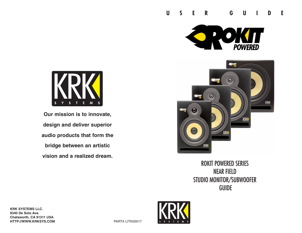 KRK ROKIT POWERED SERIES User Manual | 11 pages