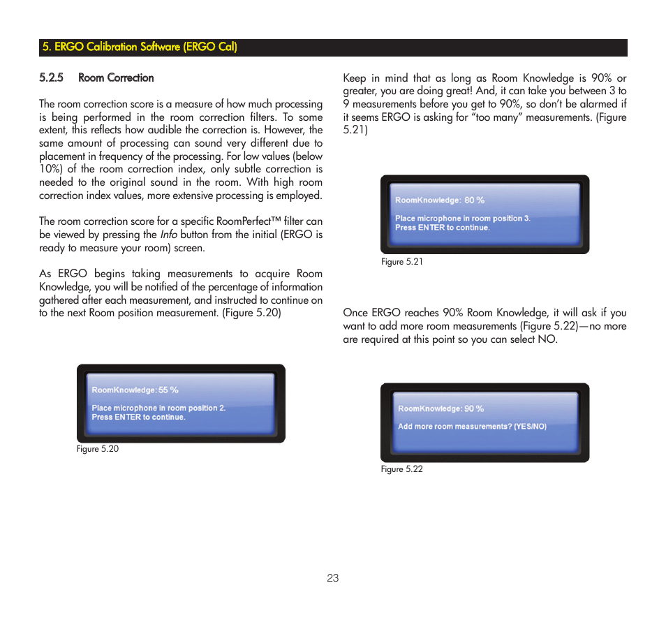 5 room correction | KRK ERGO User Manual | Page 23 / 37