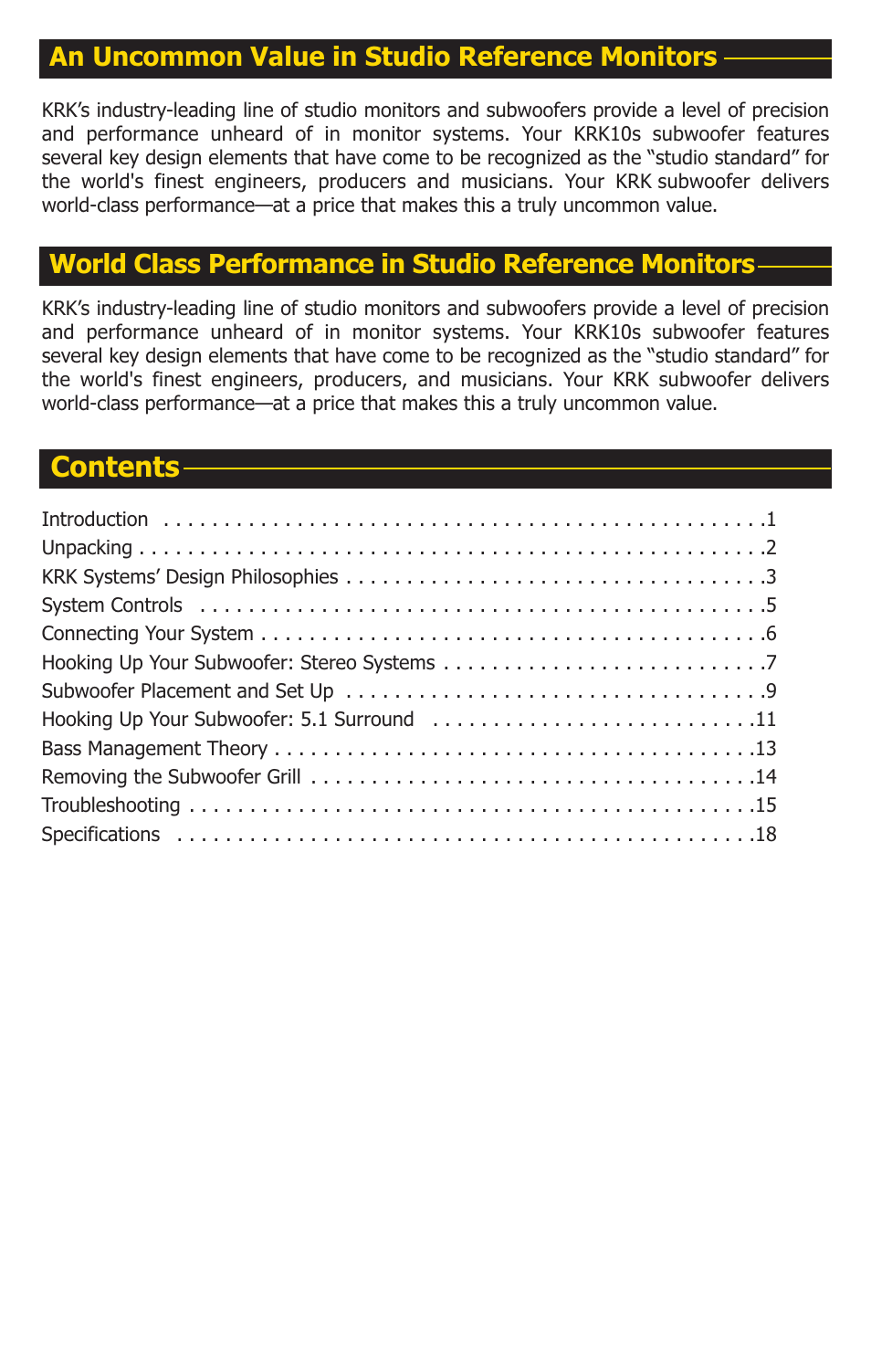 KRK 10S User Manual | Page 3 / 22