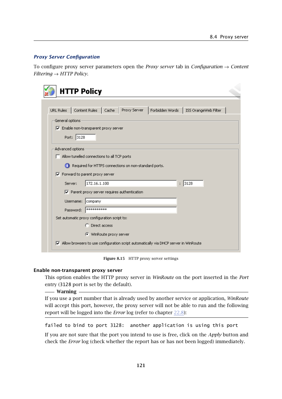 Kerio Tech Firewall6 User Manual | Page 121 / 404