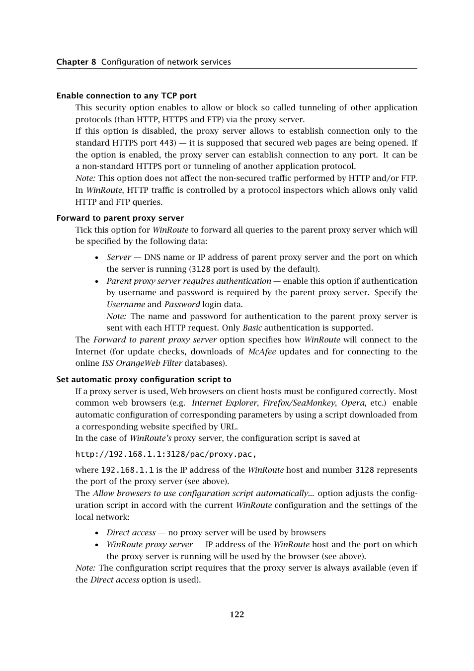 Kerio Tech Firewall6 User Manual | Page 122 / 404