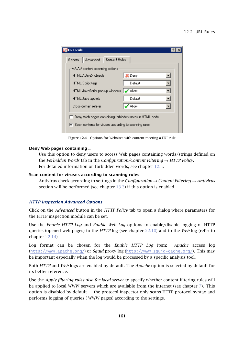 Kerio Tech Firewall6 User Manual | Page 161 / 404