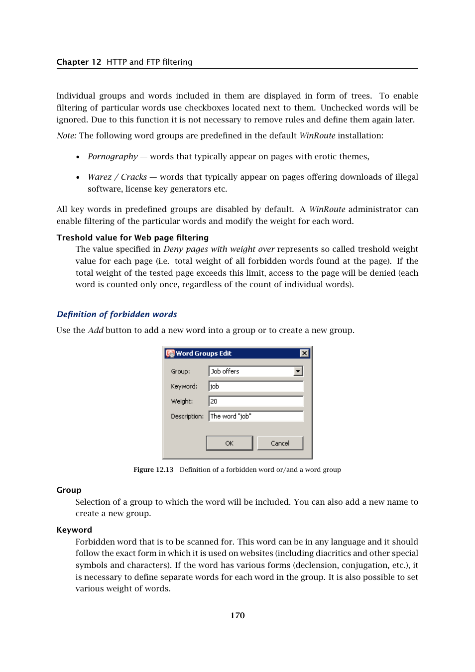 Kerio Tech Firewall6 User Manual | Page 170 / 404