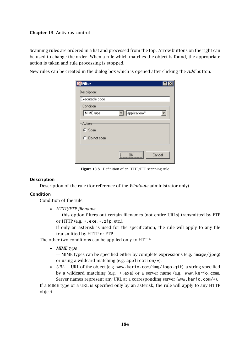 Kerio Tech Firewall6 User Manual | Page 184 / 404