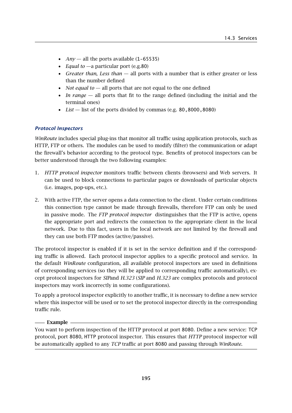 Kerio Tech Firewall6 User Manual | Page 195 / 404