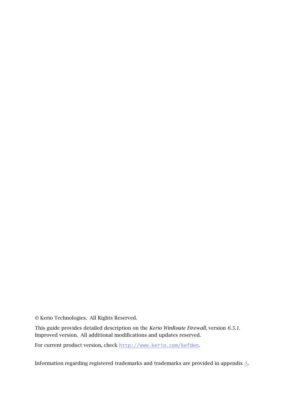 Kerio Tech Firewall6 User Manual | Page 2 / 404