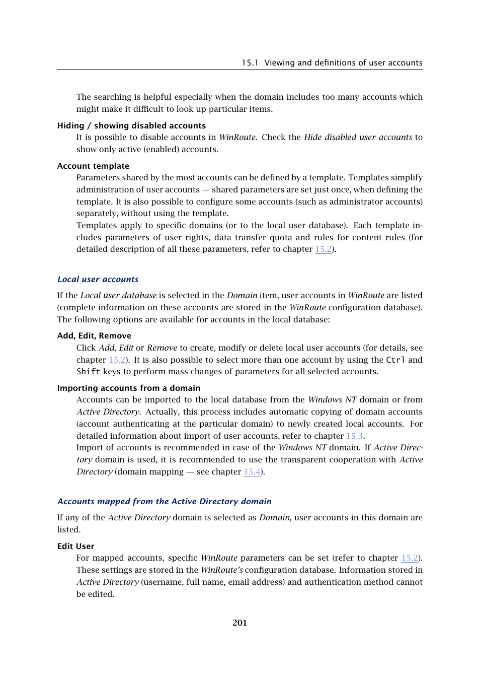 Kerio Tech Firewall6 User Manual | Page 201 / 404