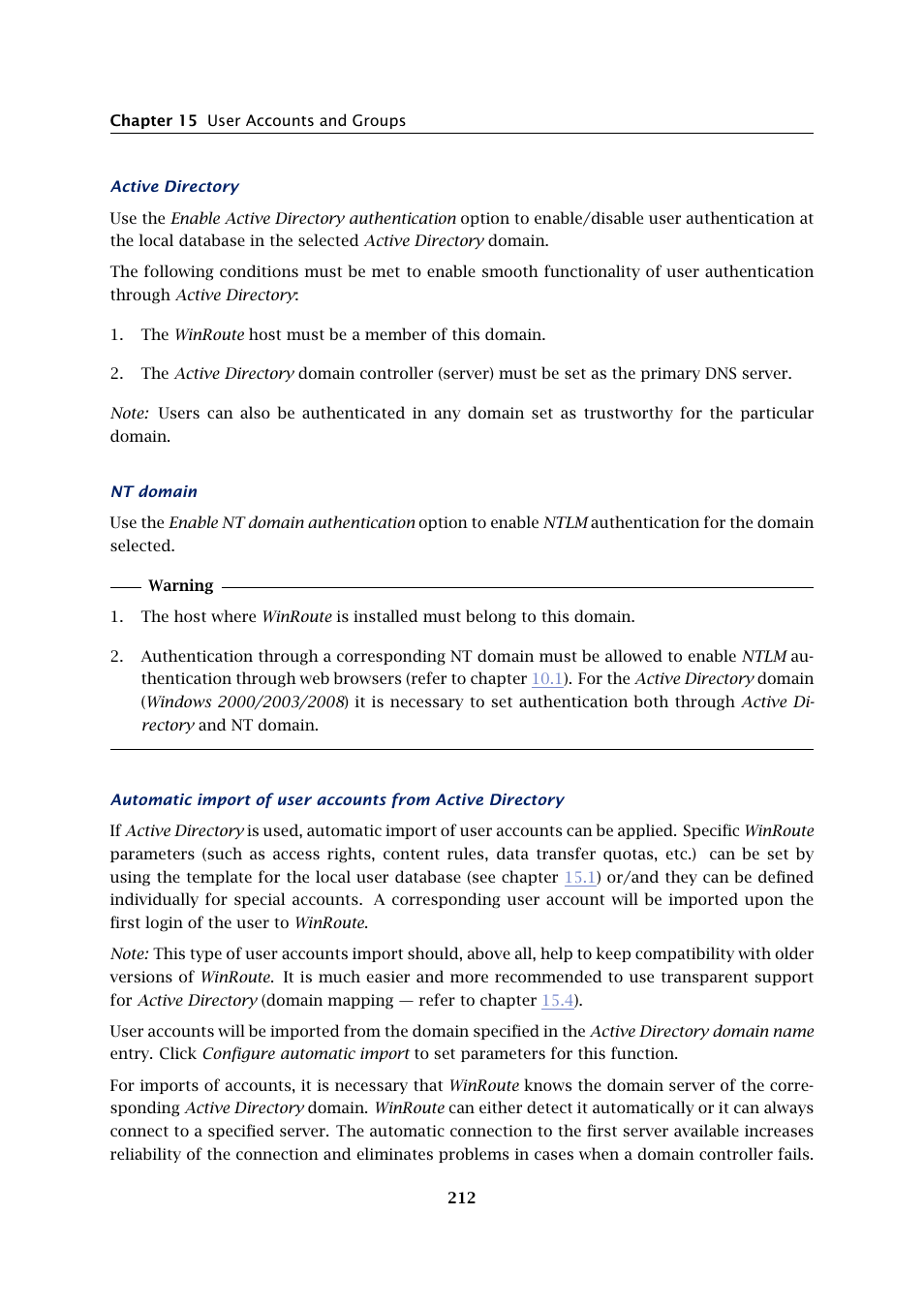 Kerio Tech Firewall6 User Manual | Page 212 / 404