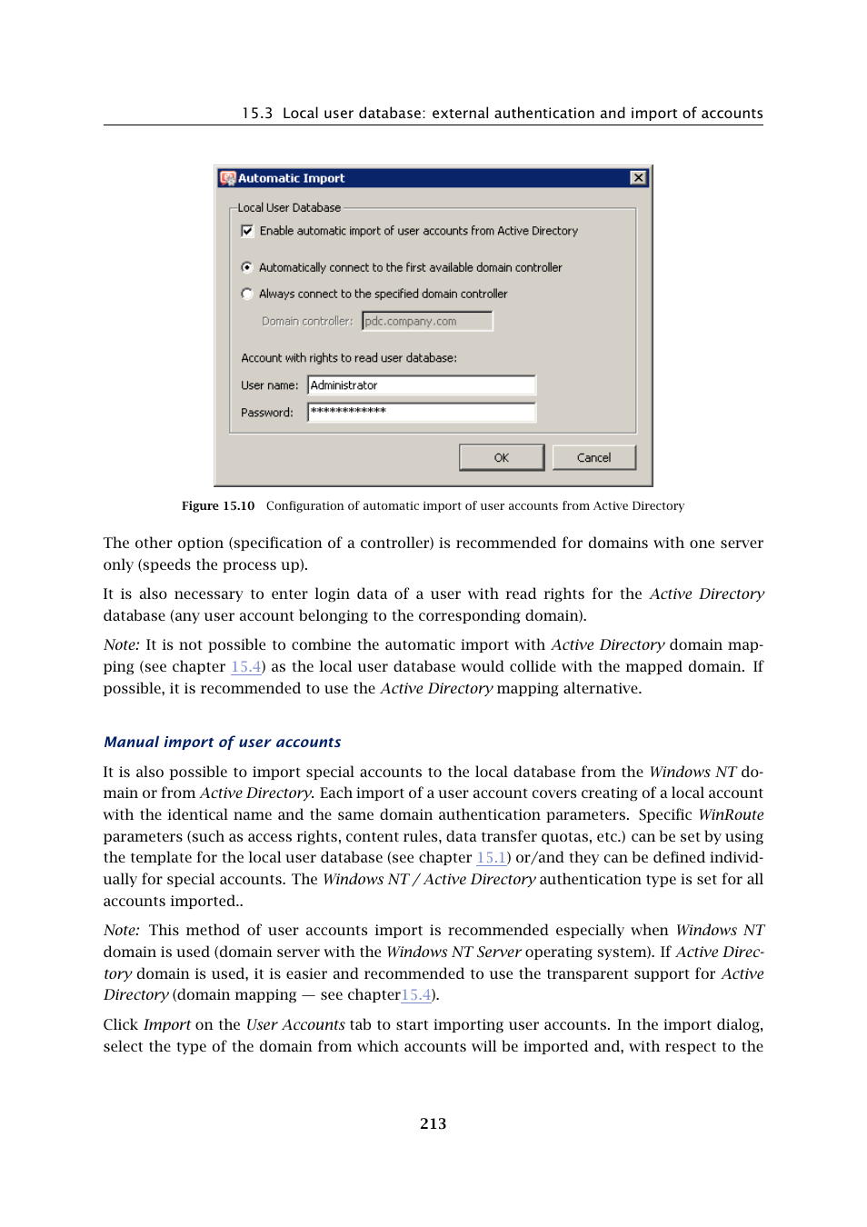 Kerio Tech Firewall6 User Manual | Page 213 / 404