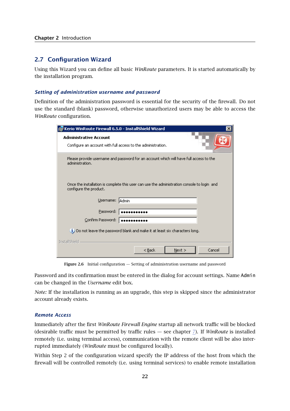 Configuration wizard, 7 configuration wizard | Kerio Tech Firewall6 User Manual | Page 22 / 404