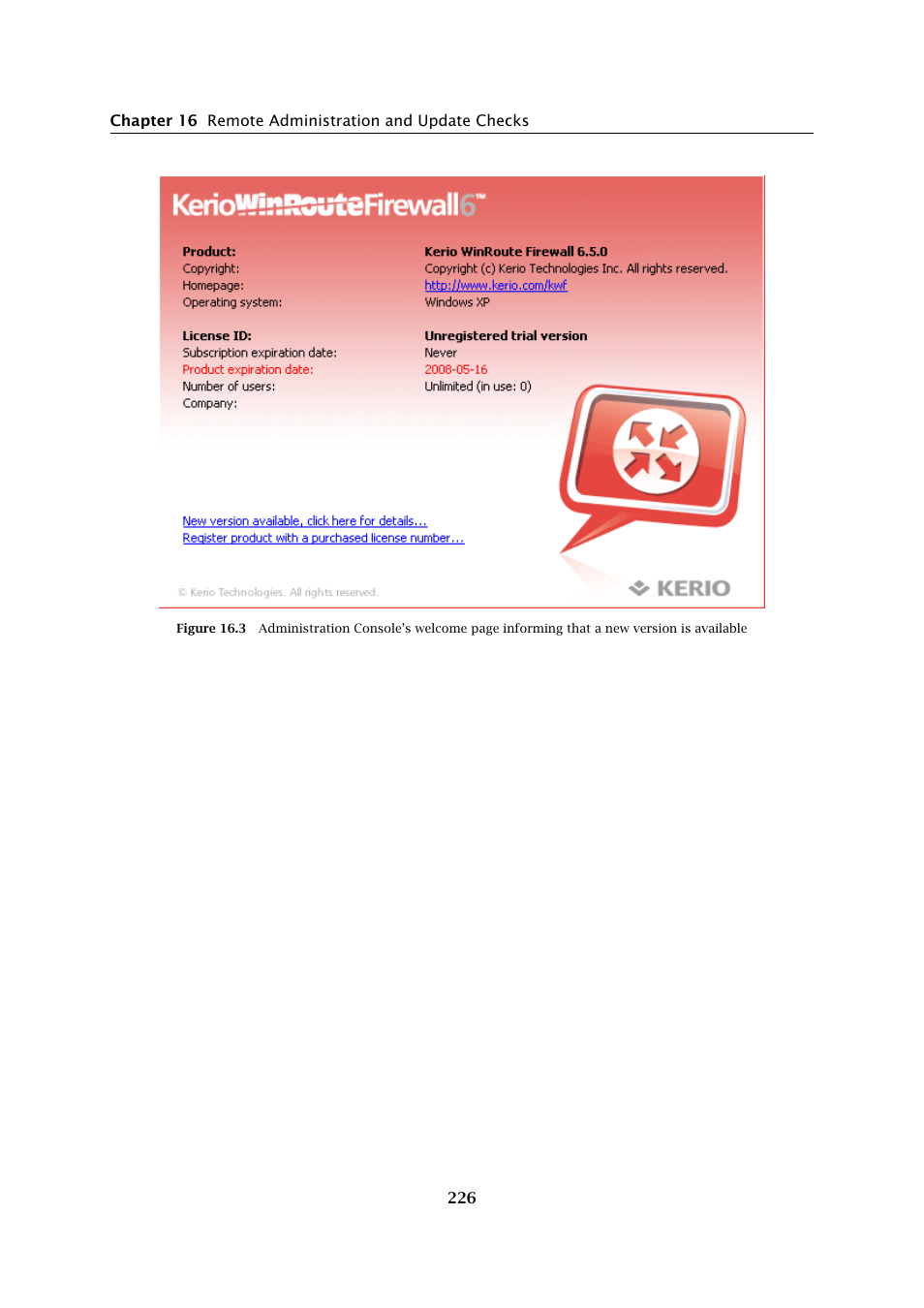 Kerio Tech Firewall6 User Manual | Page 226 / 404