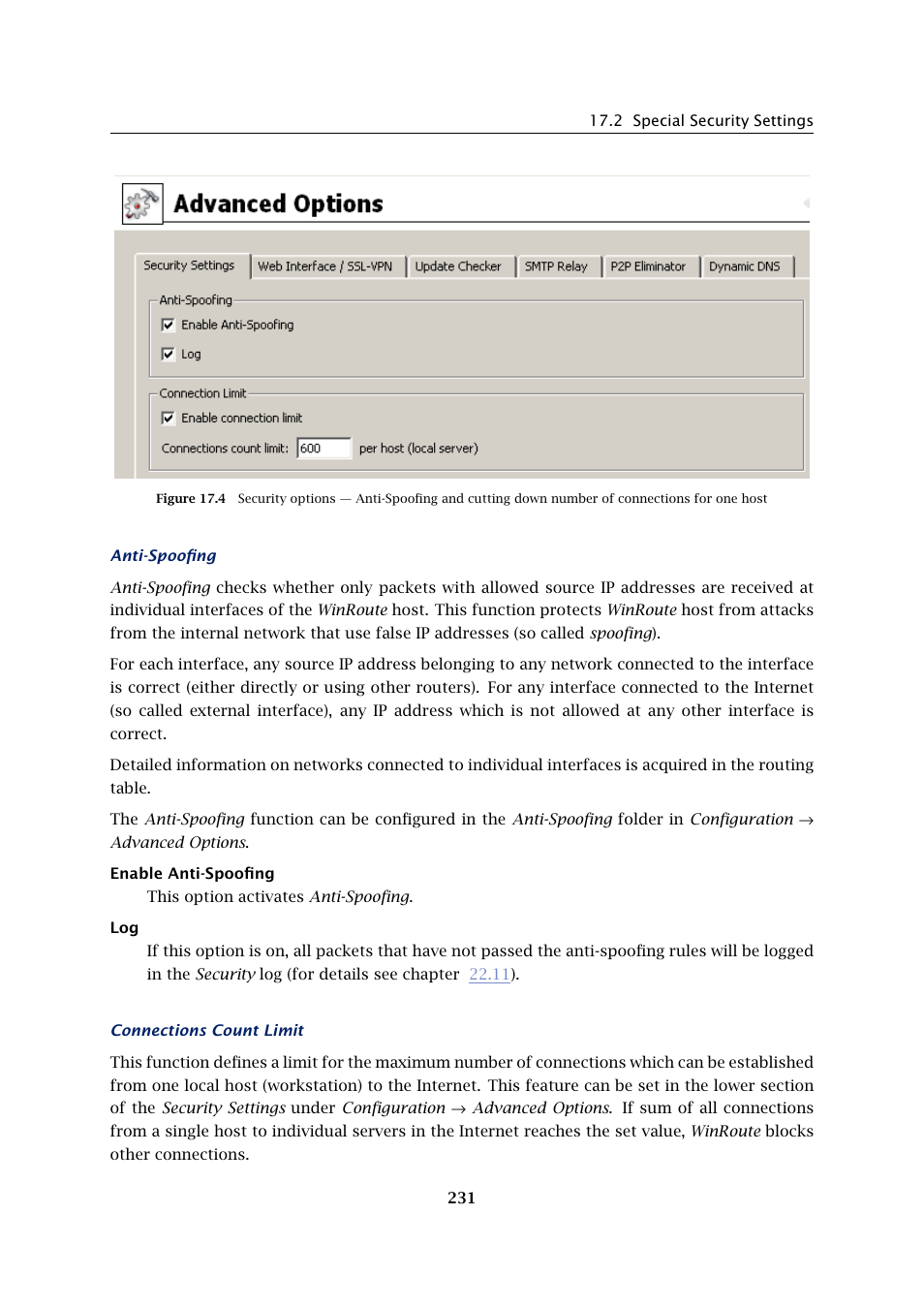 Kerio Tech Firewall6 User Manual | Page 231 / 404