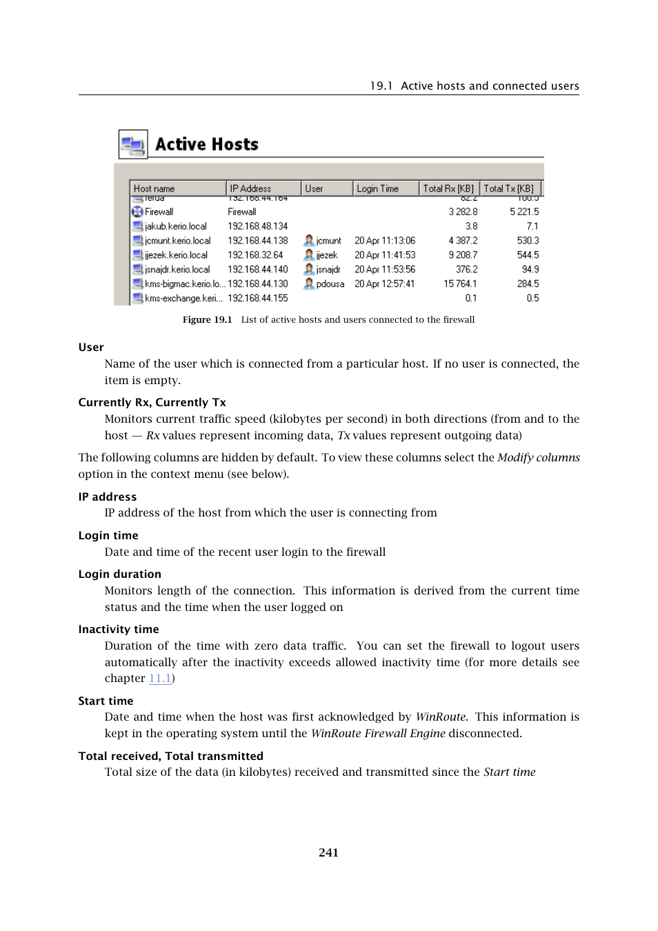 Kerio Tech Firewall6 User Manual | Page 241 / 404