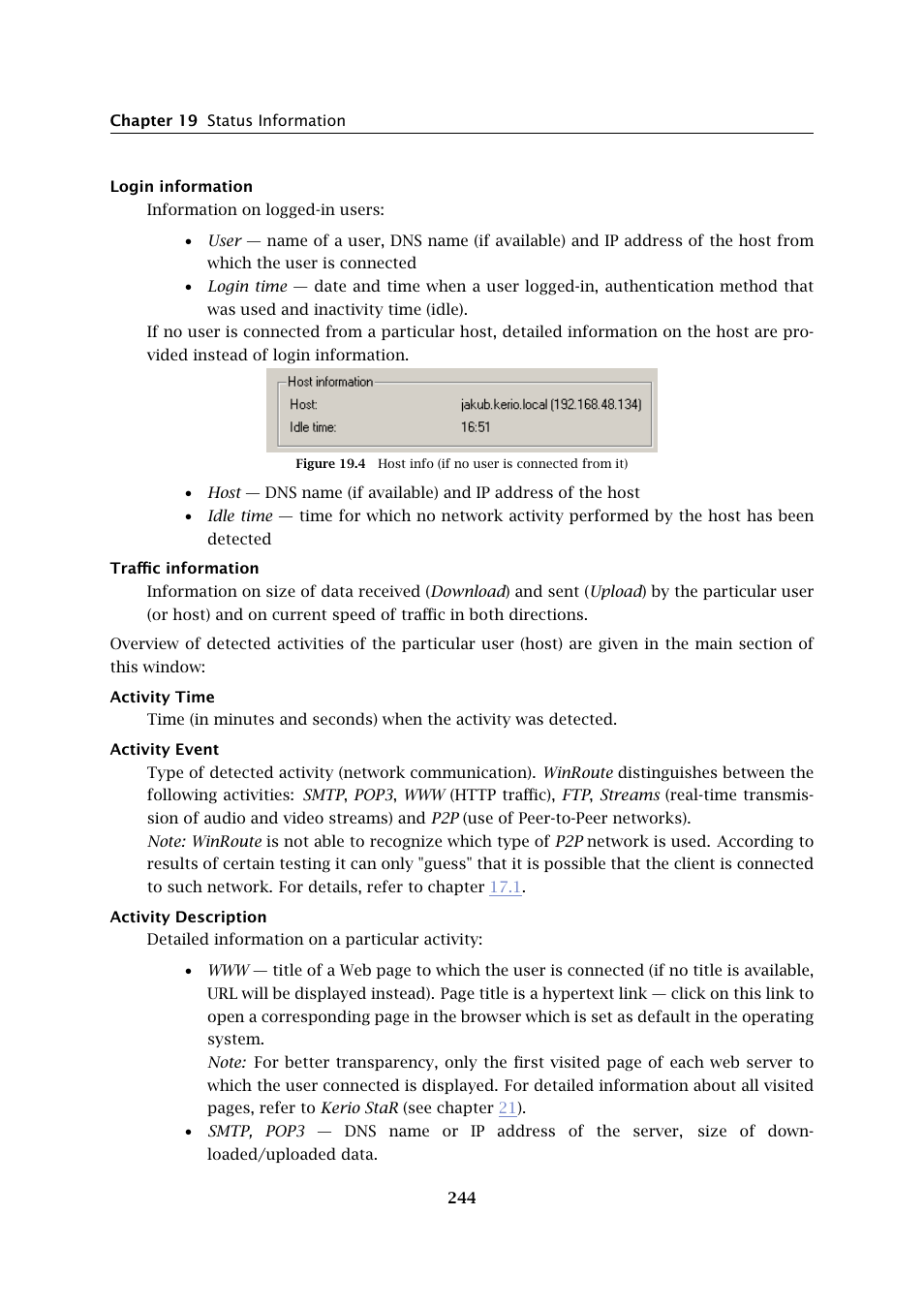 Kerio Tech Firewall6 User Manual | Page 244 / 404