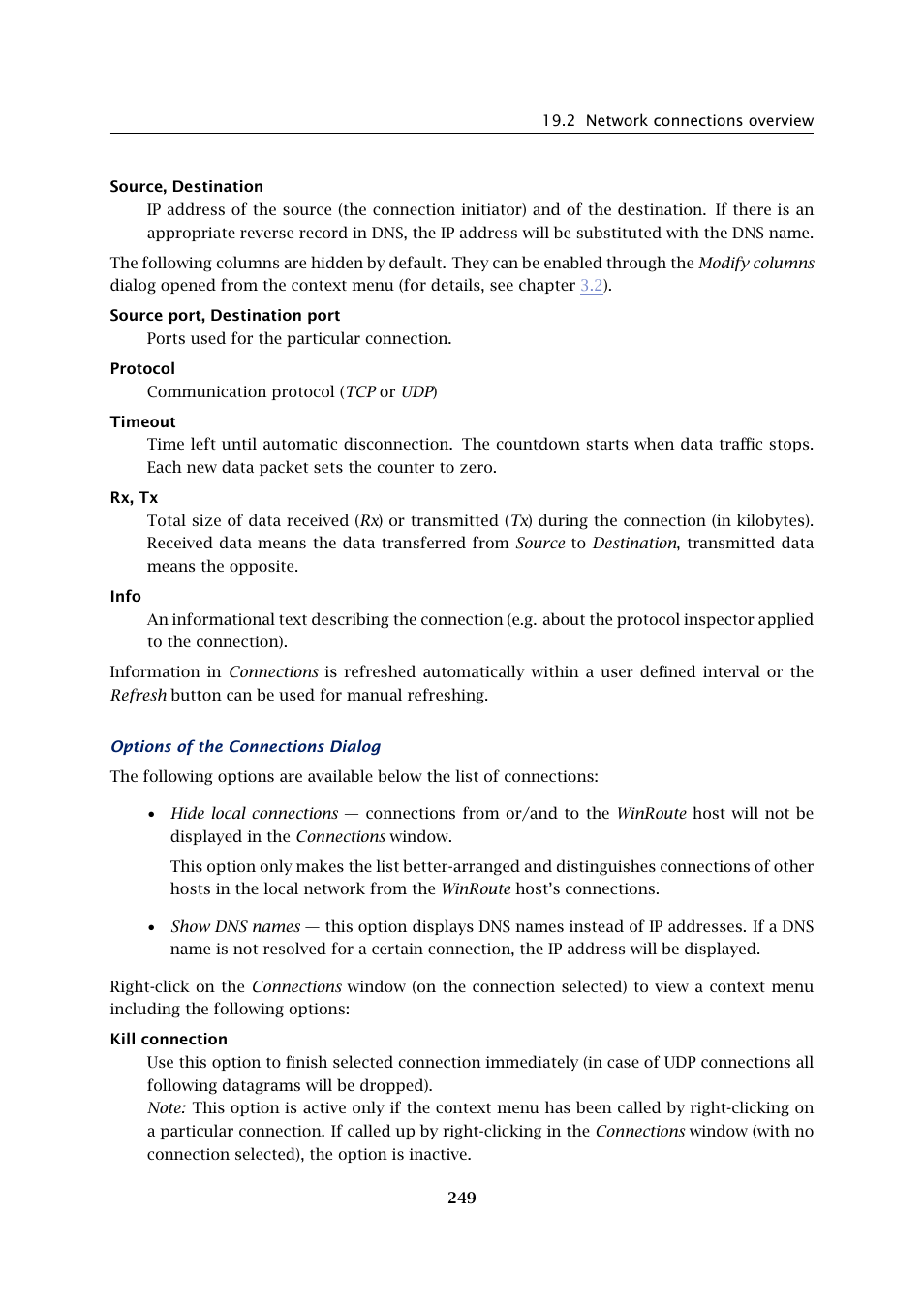 Kerio Tech Firewall6 User Manual | Page 249 / 404