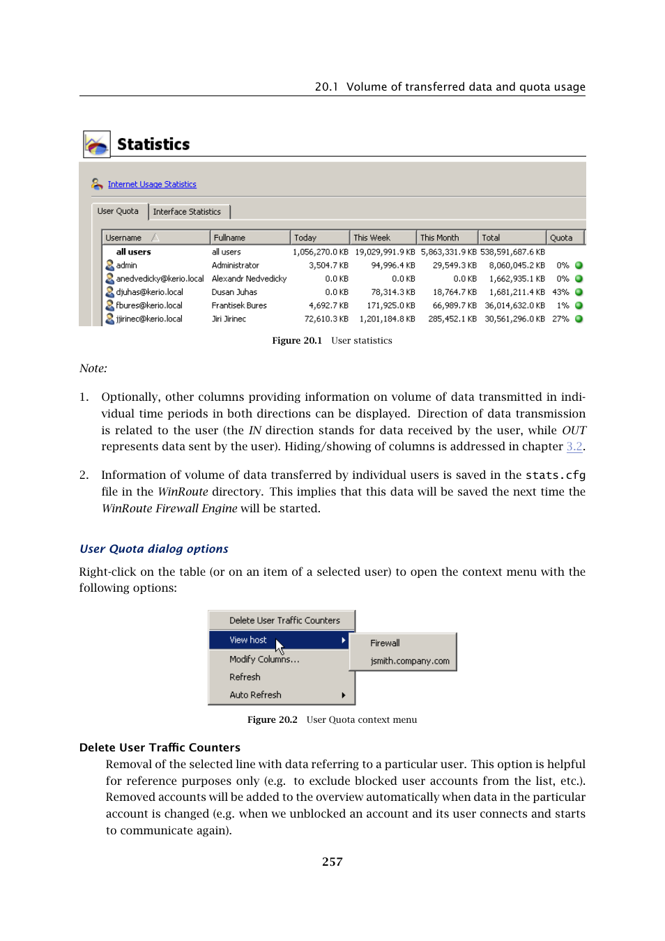 Kerio Tech Firewall6 User Manual | Page 257 / 404