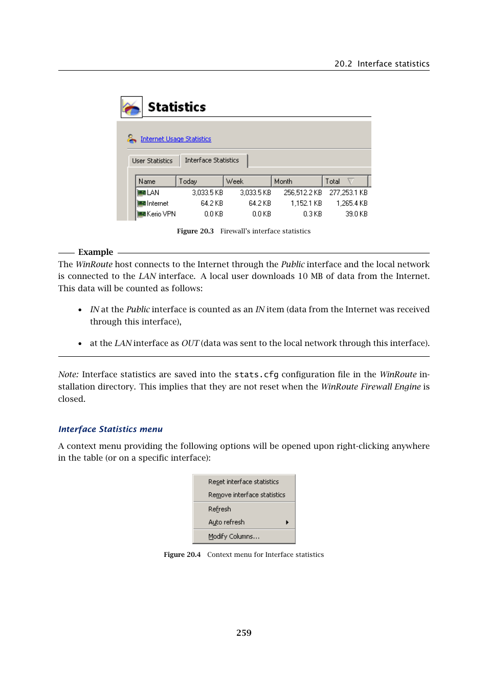 Kerio Tech Firewall6 User Manual | Page 259 / 404