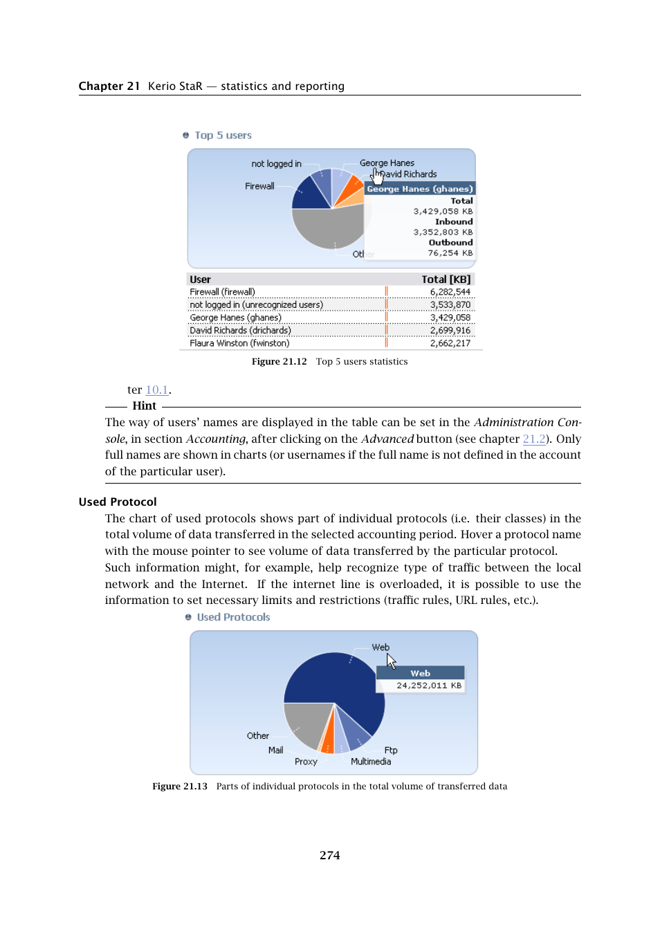 Kerio Tech Firewall6 User Manual | Page 274 / 404