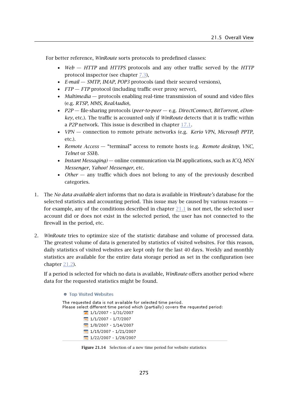 Kerio Tech Firewall6 User Manual | Page 275 / 404