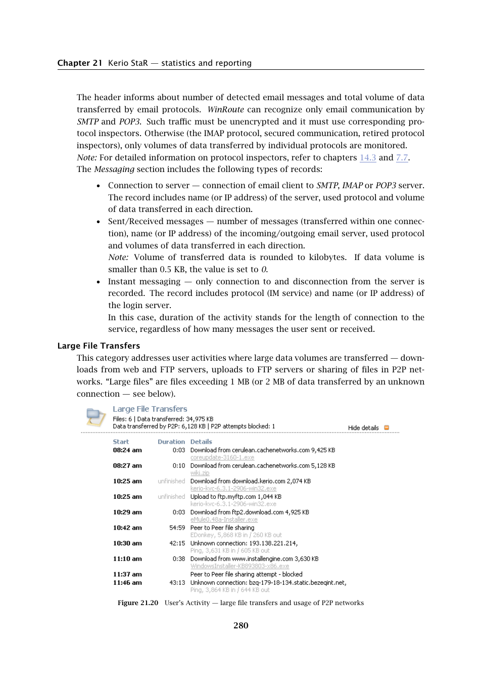Kerio Tech Firewall6 User Manual | Page 280 / 404