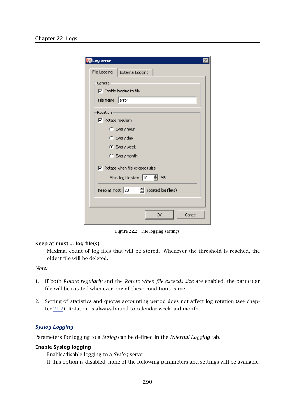 Kerio Tech Firewall6 User Manual | Page 290 / 404