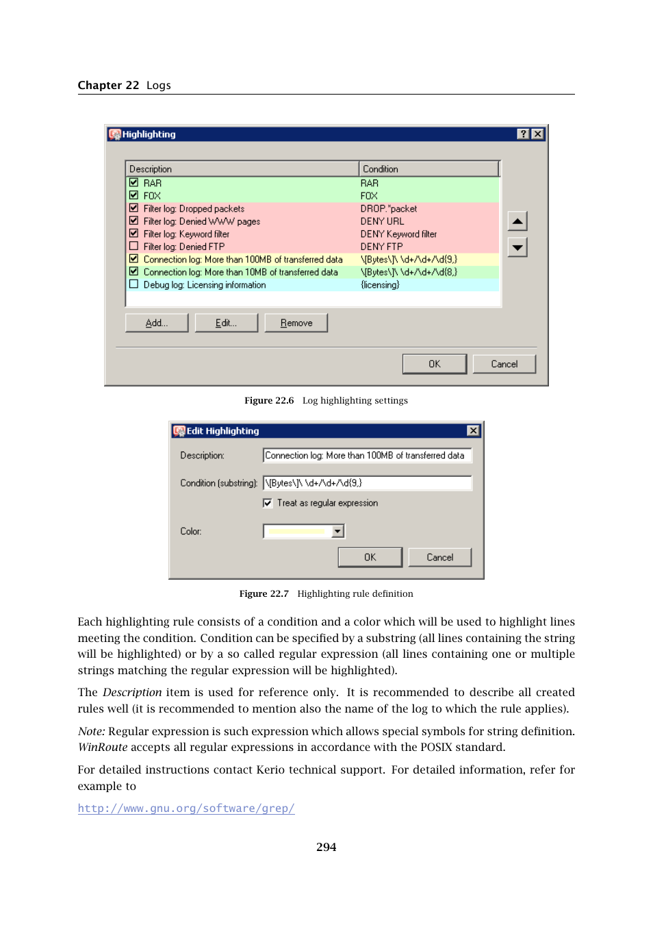 Kerio Tech Firewall6 User Manual | Page 294 / 404
