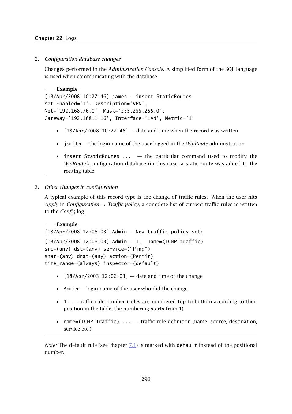Kerio Tech Firewall6 User Manual | Page 296 / 404