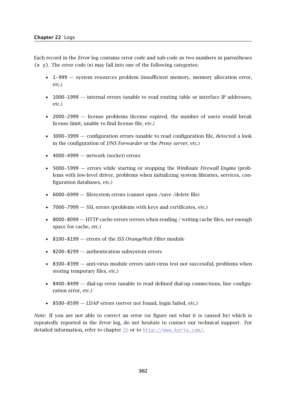 Kerio Tech Firewall6 User Manual | Page 302 / 404