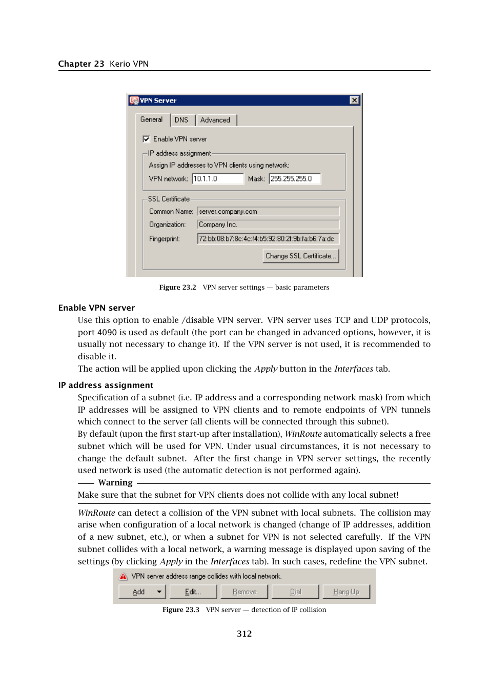 Kerio Tech Firewall6 User Manual | Page 312 / 404