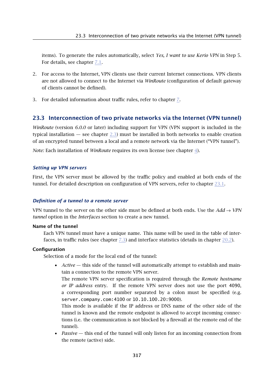 Kerio Tech Firewall6 User Manual | Page 317 / 404