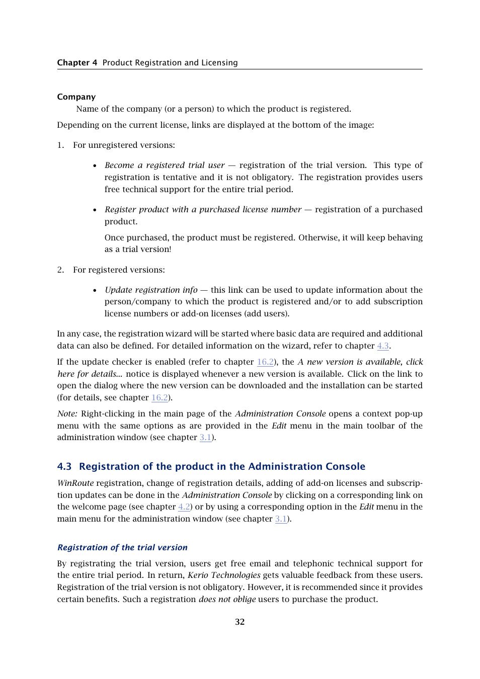Kerio Tech Firewall6 User Manual | Page 32 / 404