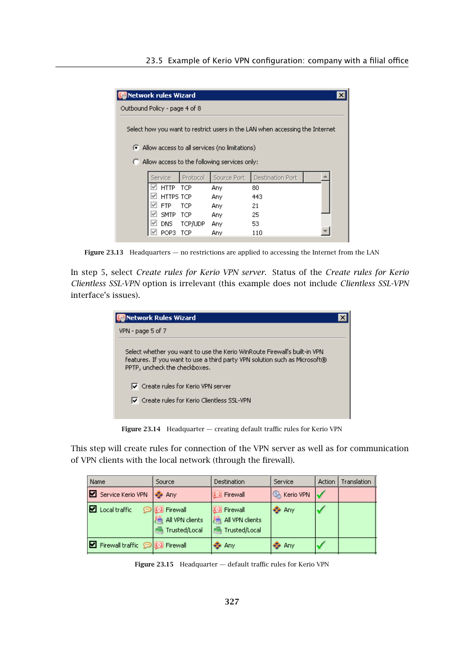 Kerio Tech Firewall6 User Manual | Page 327 / 404