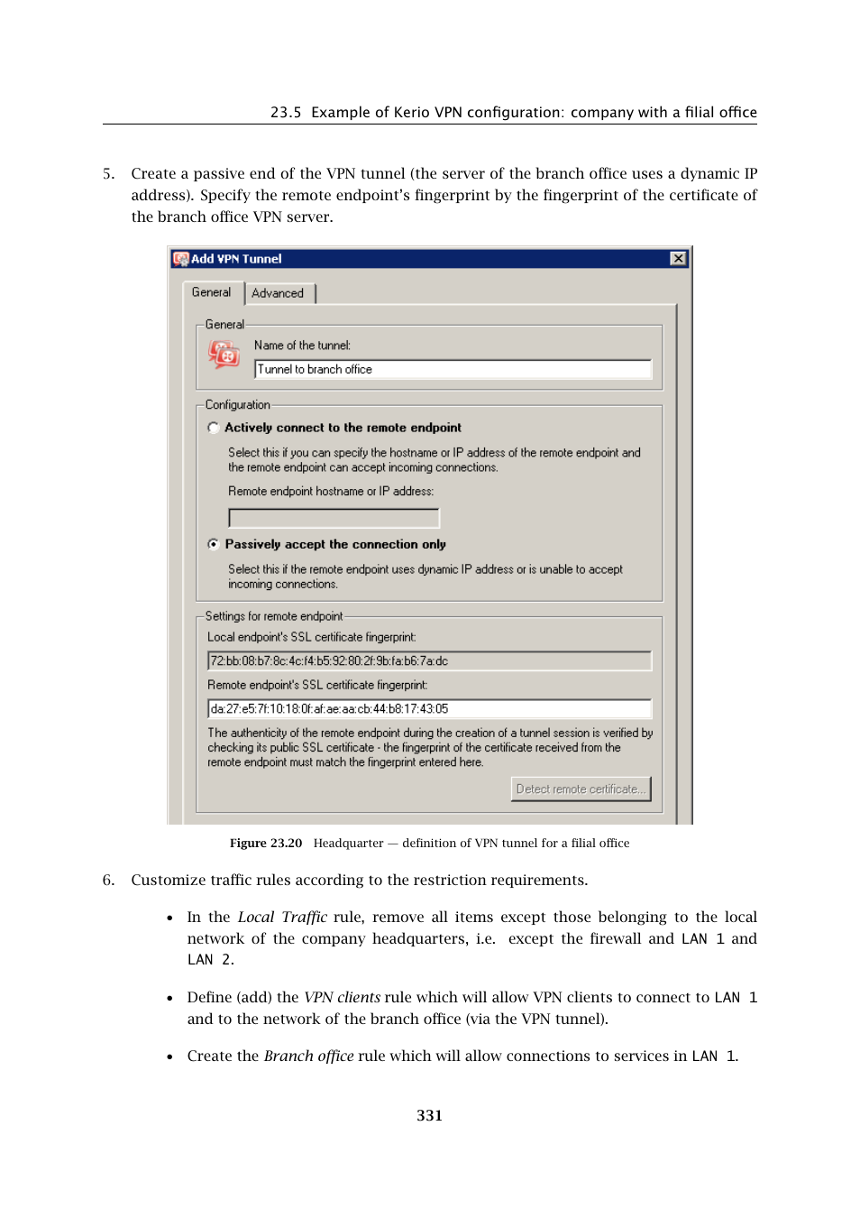 Kerio Tech Firewall6 User Manual | Page 331 / 404