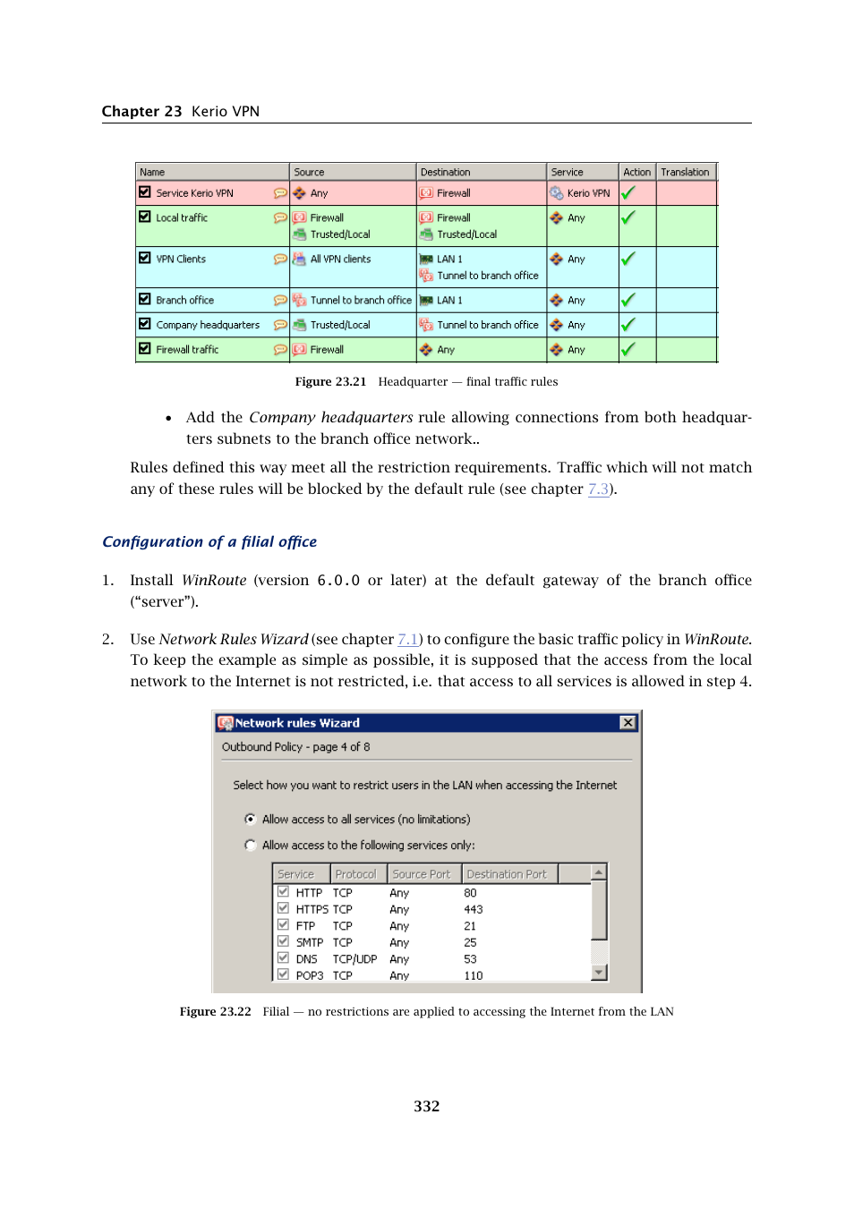 Kerio Tech Firewall6 User Manual | Page 332 / 404