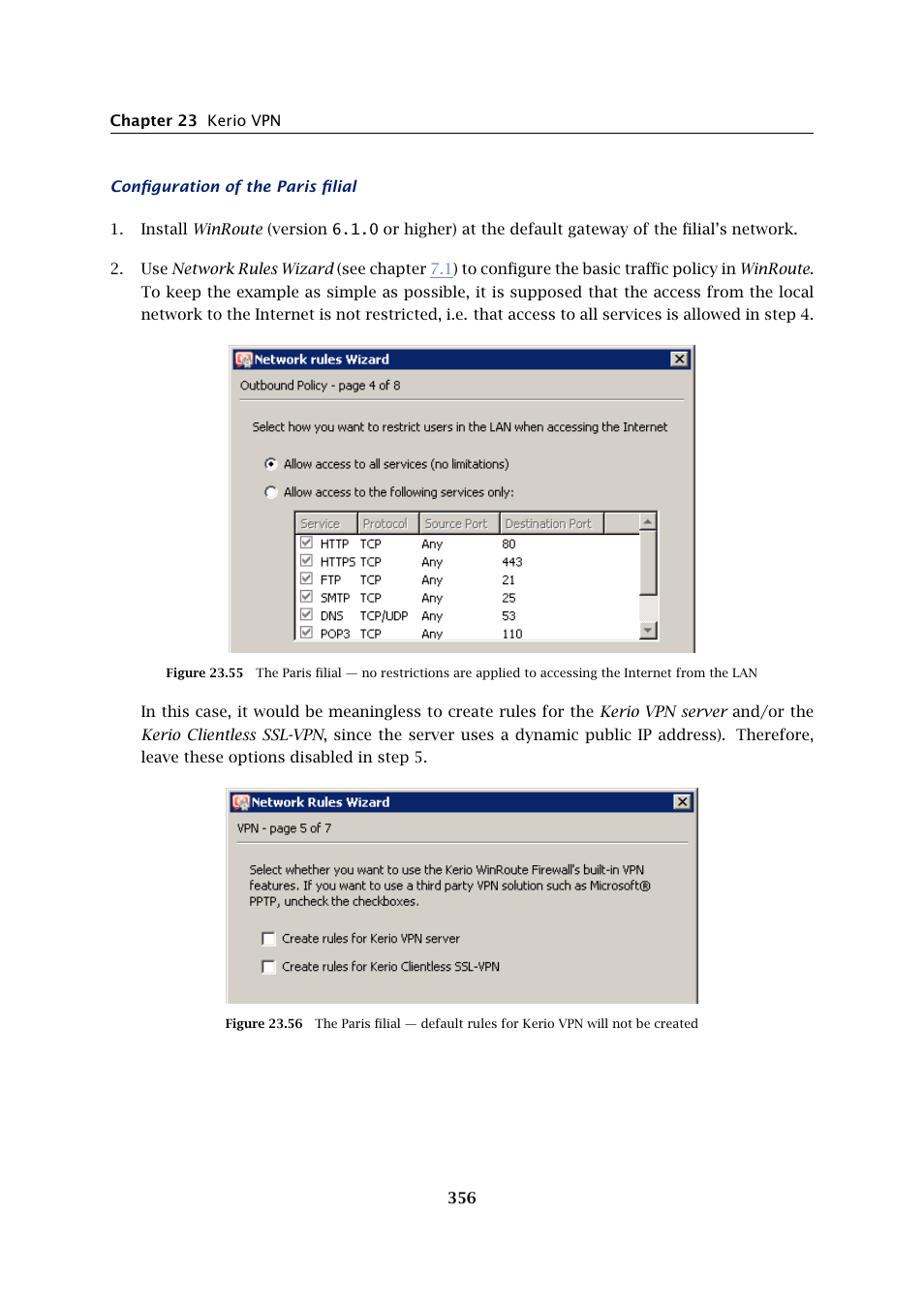 Kerio Tech Firewall6 User Manual | Page 356 / 404