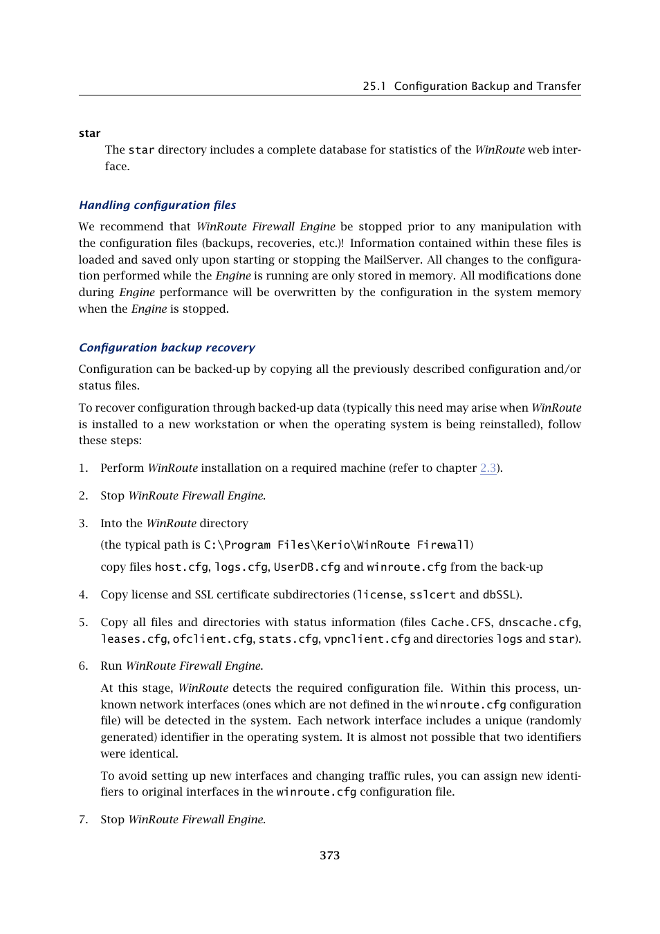 Kerio Tech Firewall6 User Manual | Page 373 / 404