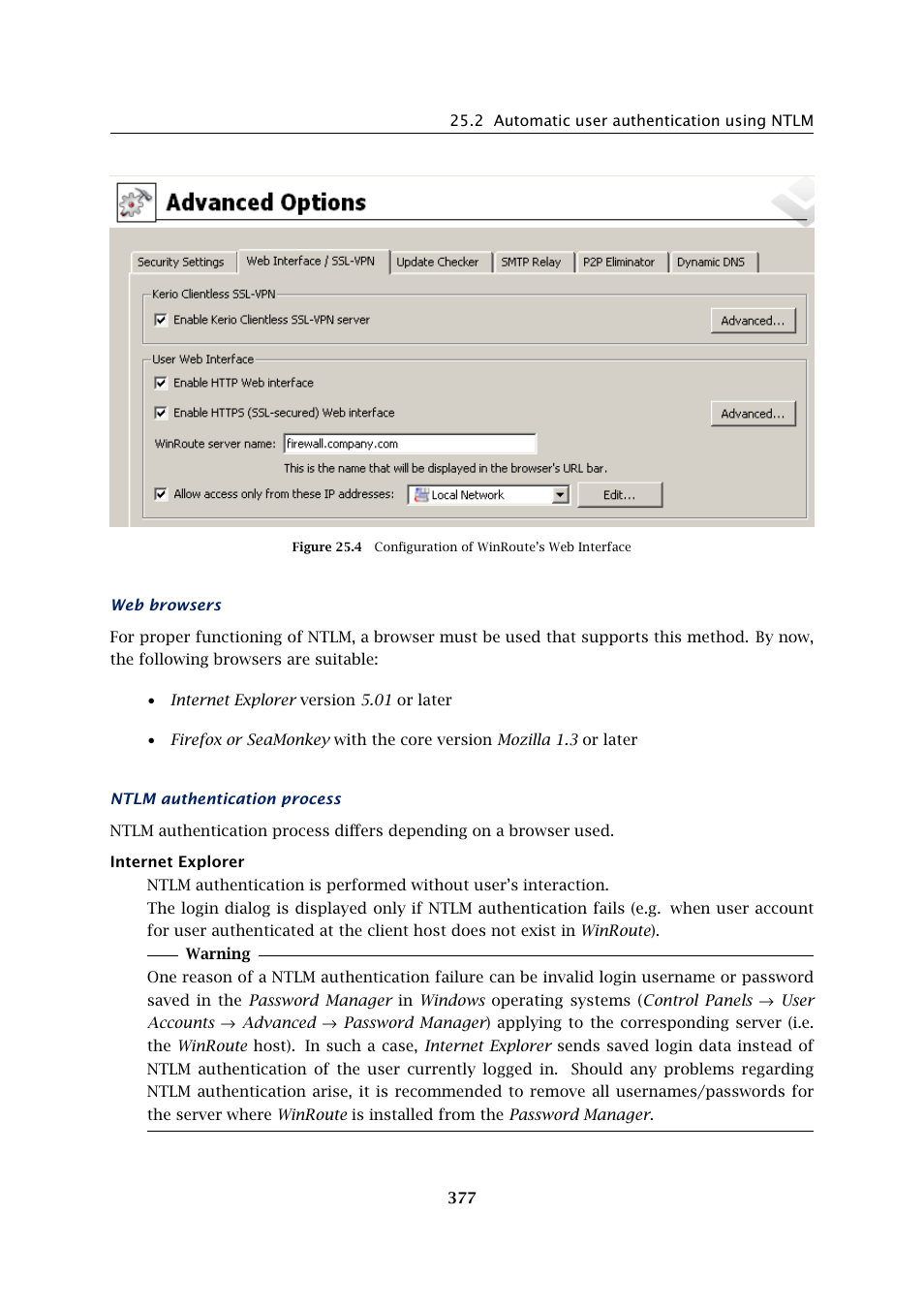 Kerio Tech Firewall6 User Manual | Page 377 / 404