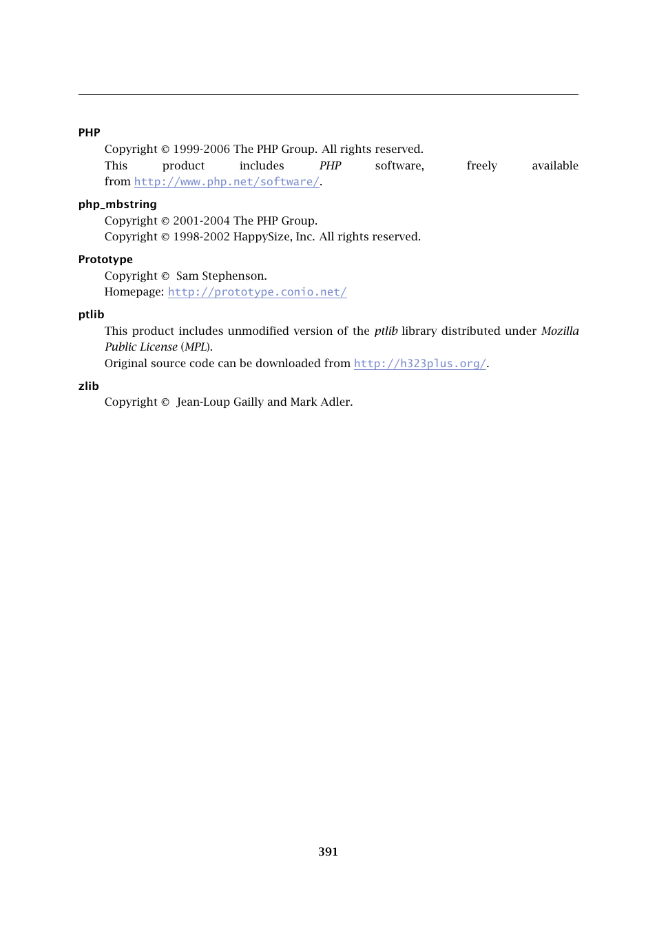 Kerio Tech Firewall6 User Manual | Page 391 / 404