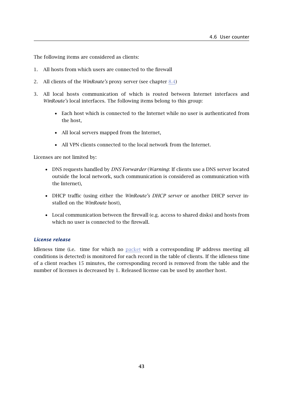 Kerio Tech Firewall6 User Manual | Page 43 / 404