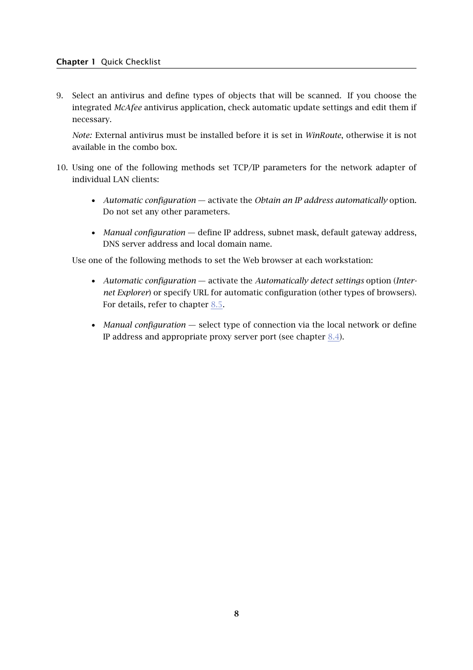 Kerio Tech Firewall6 User Manual | Page 8 / 404