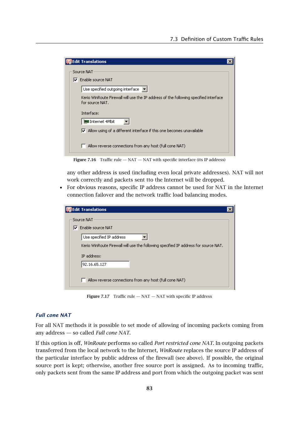 Kerio Tech Firewall6 User Manual | Page 83 / 404