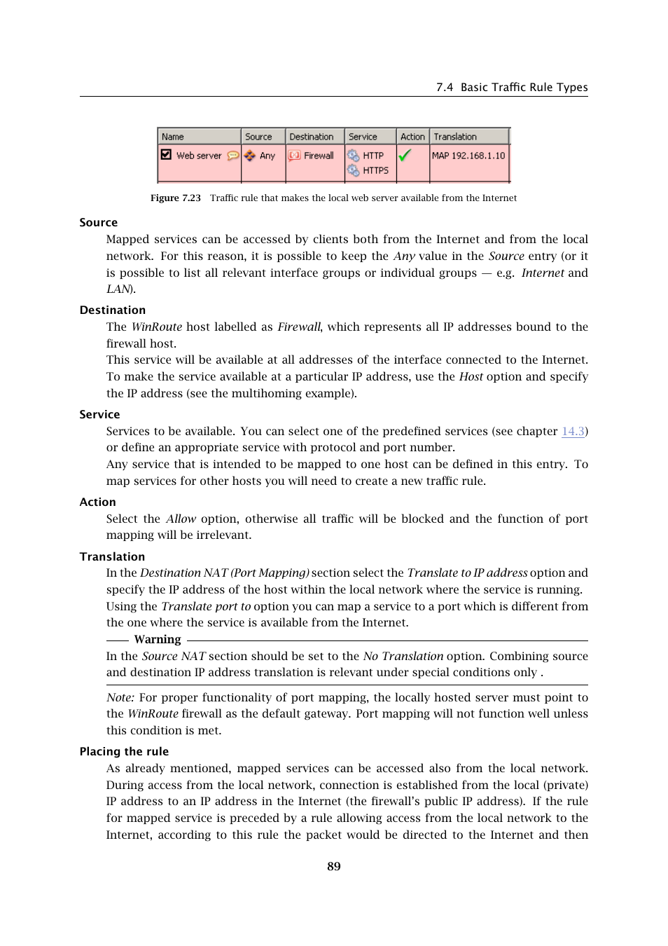 Kerio Tech Firewall6 User Manual | Page 89 / 404