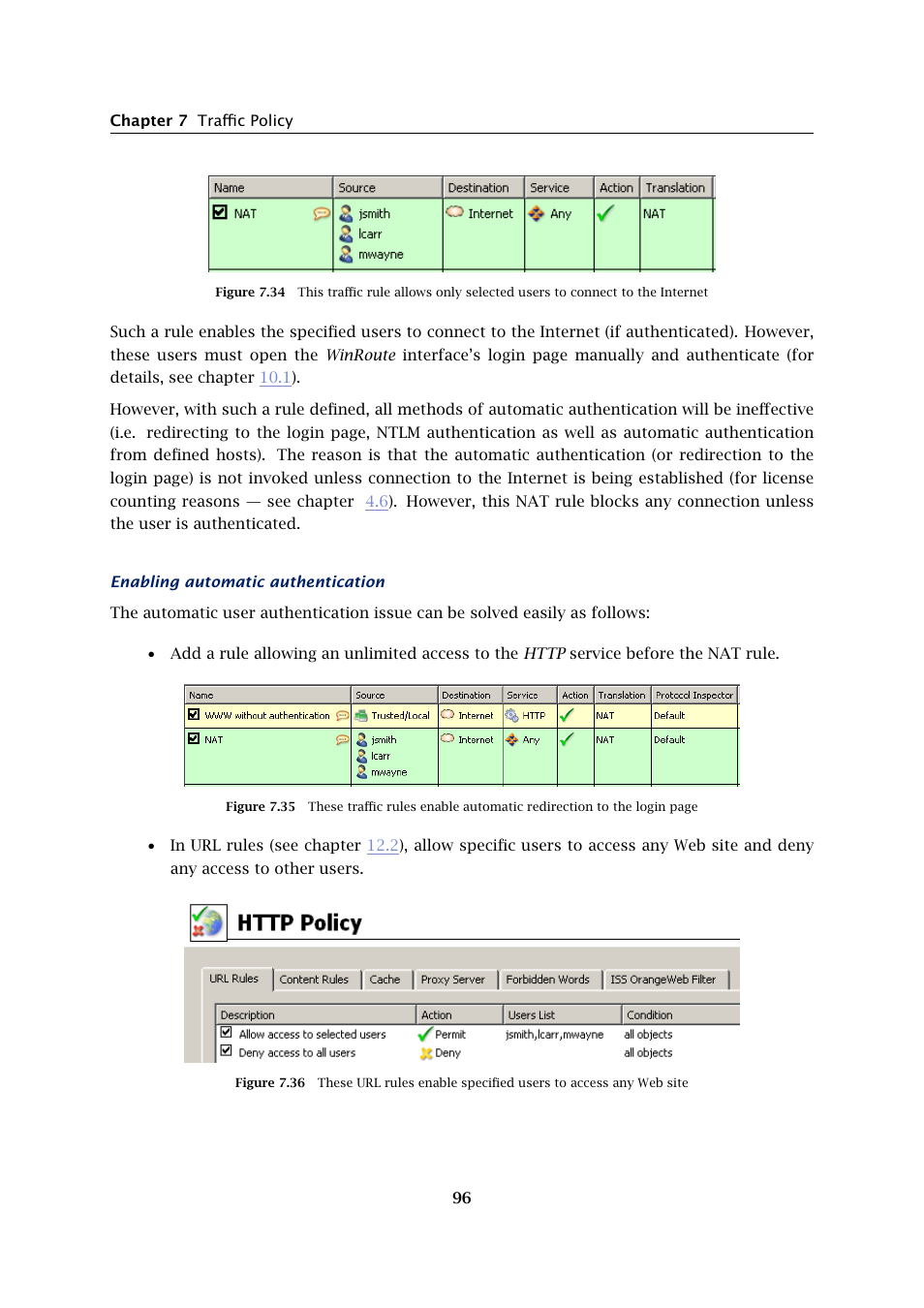 Kerio Tech Firewall6 User Manual | Page 96 / 404